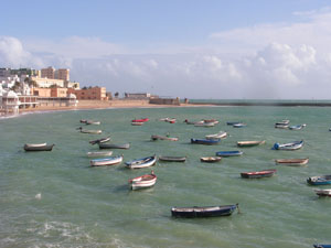 Boote in Cádiz
