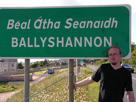 Ortsschild Ballyshannon